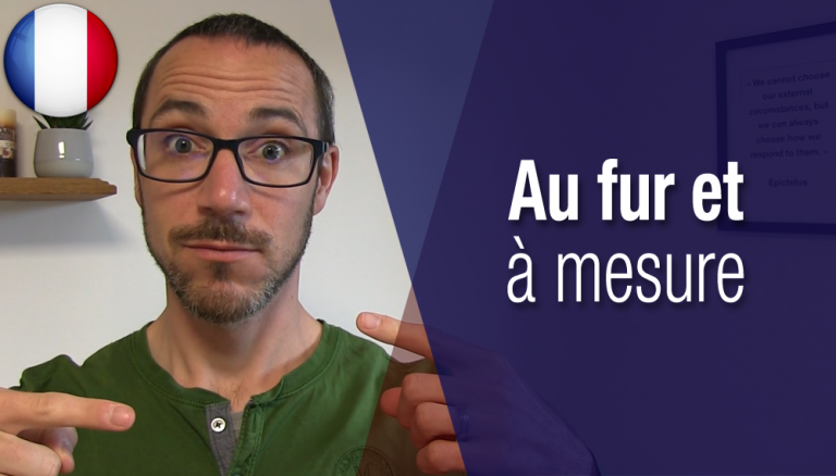 Miniature 'Au fur et à mesure' (et expressions synonymes) - Français